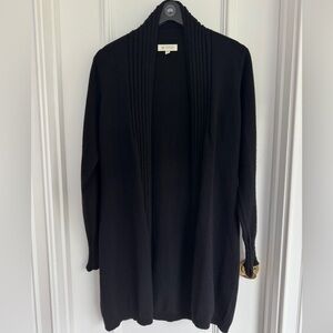 KINROSS Cashmere Rib trim Oversized cardigan- Large EUC